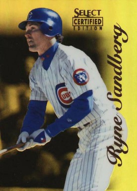 1996 Select Certified Ryne Sandberg #28 Baseball Card