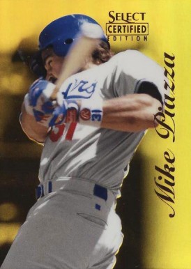 1996 Select Certified Mike Piazza #30 Baseball Card