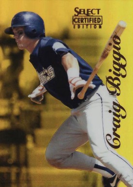 1996 Select Certified Craig Biggio #33 Baseball Card