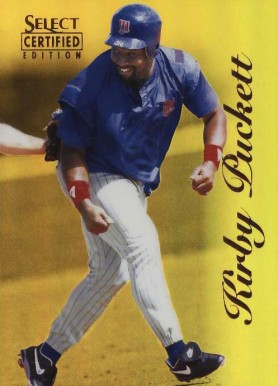 1996 Select Certified Kirby Puckett #62 Baseball Card