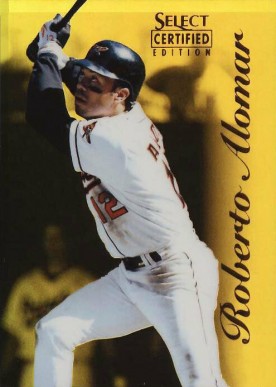 1996 Select Certified Roberto Alomar #99 Baseball Card