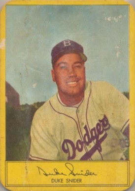 1955 Stahl-Meyer Franks Duke Snider #12 Baseball Card