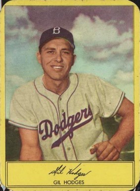 1955 Stahl-Meyer Franks Gil Hodges # Baseball Card