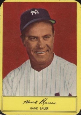 1955 Stahl-Meyer Franks Hank Bauer # Baseball Card