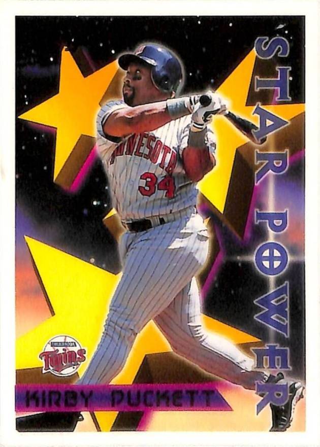 1996 Topps Kirby Puckett #221 Baseball Card