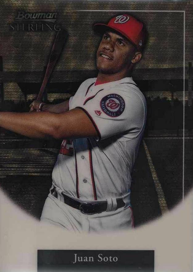 2019 Bowman Sterling Sterling Retrospect Juan Soto #SR-JS Baseball Card