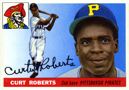 1955 Topps Curt Roberts #107 Baseball Card