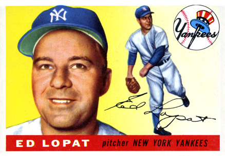 1955 Topps Ed Lopat #109 Baseball Card