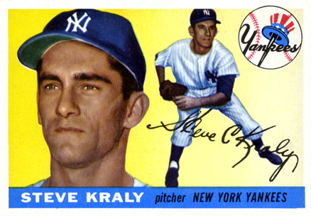 1955 Topps Steve Kraly #139 Baseball Card