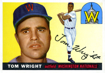 1955 Topps Tom Wright #141 Baseball Card