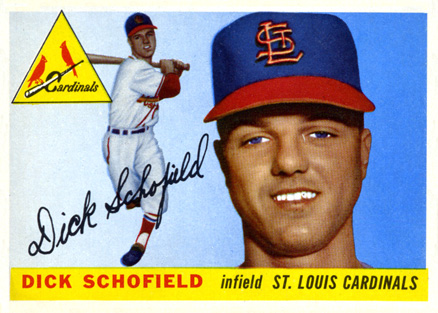 1955 Topps Dick Schofield #143 Baseball Card