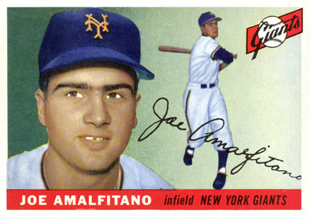 1955 Topps Joe Amalfitano #144 Baseball Card