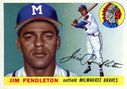 1955 Topps Jim Pendleton #15 Baseball Card