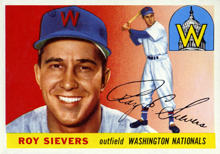 1955 Topps Roy Sievers #16 Baseball Card