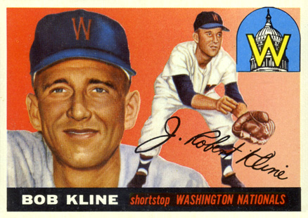 1955 Topps Bob Kline #173 Baseball Card
