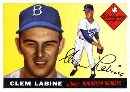 1955 Topps Clem Labine #180 Baseball Card