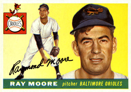 1955 Topps Ray Moore #208 Baseball Card