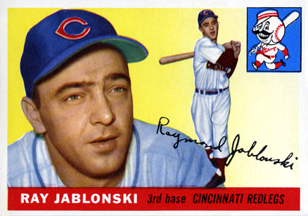 1955 Topps Ray Jablonski #56 Baseball Card