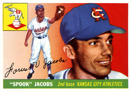 1955 Topps Spook Jacobs #61 Baseball Card