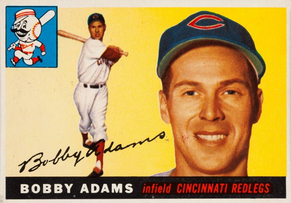 1955 Topps Bobby Adams #178 Baseball Card