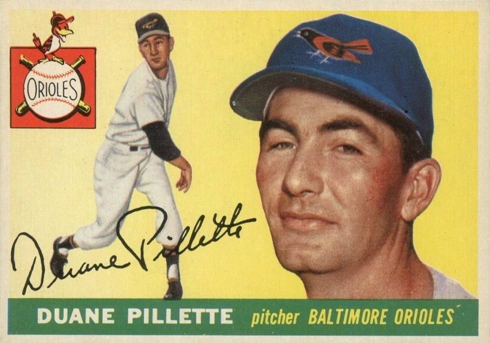 1955 Topps Duane Pillette #168 Baseball Card