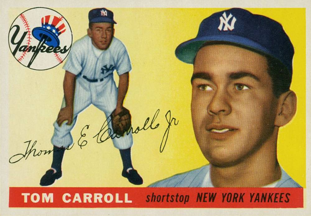1955 Topps Tom Carroll #158 Baseball Card