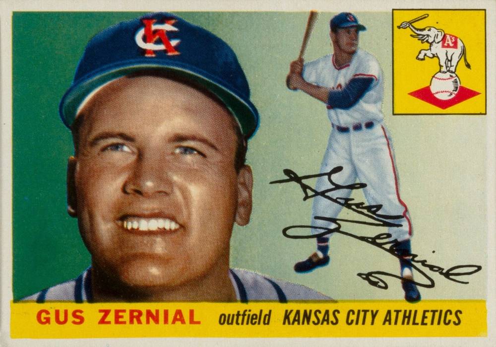 1955 Topps Gus Zernial #110 Baseball Card