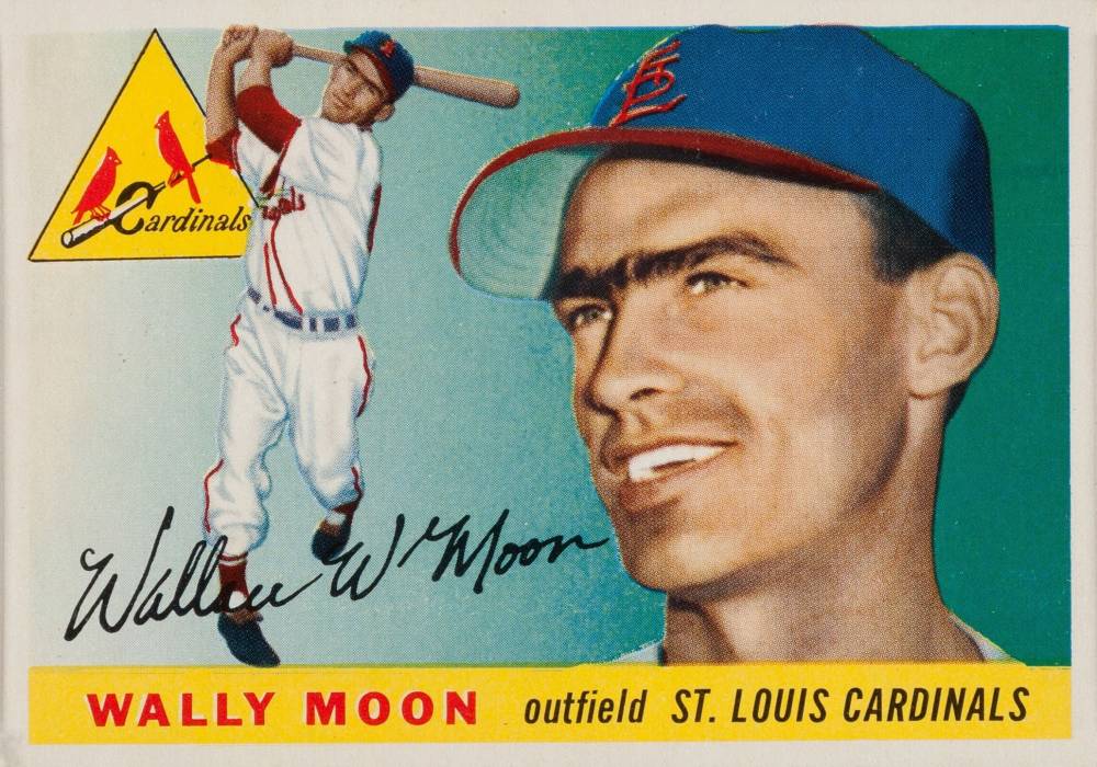 1955 Topps Wally Moon #67 Baseball Card