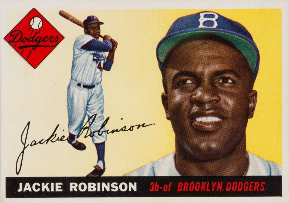 1955 Topps Jackie Robinson #50 Baseball Card