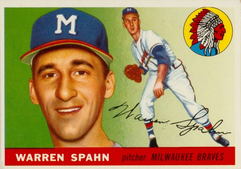 1955 Topps Warren Spahn #31 Baseball Card