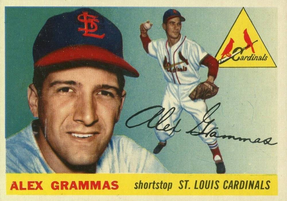 1955 Topps Alex Grammas #21 Baseball Card
