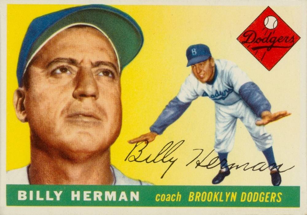 1955 Topps Billy Herman #19 Baseball Card