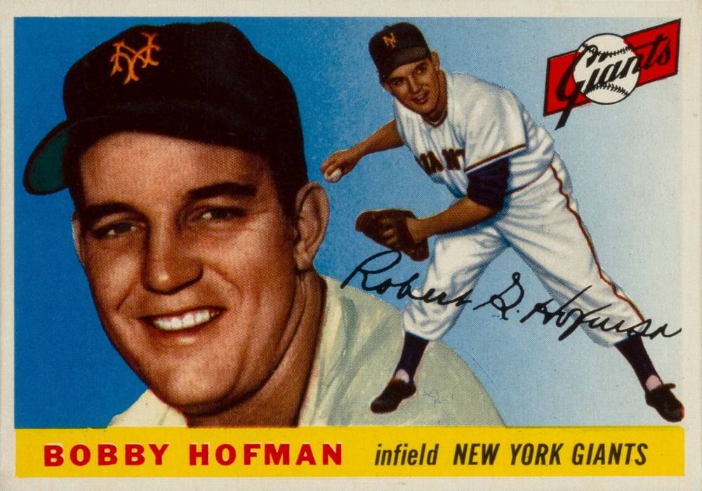 1955 Topps Bobby Hofman #17 Baseball Card