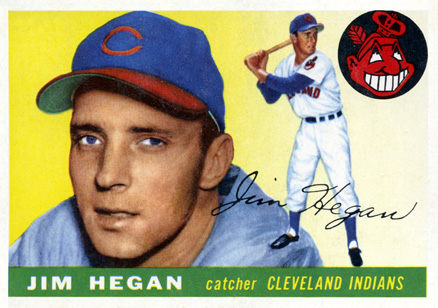 1955 Topps Jim Hegan #7 Baseball Card