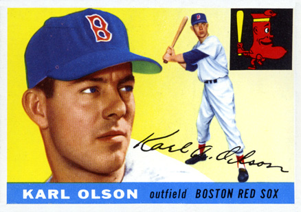 1955 Topps Karl Olson #72 Baseball Card