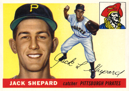 1955 Topps Jack Shepard #73 Baseball Card
