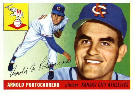 1955 Topps Arnold Portocarrero #77 Baseball Card