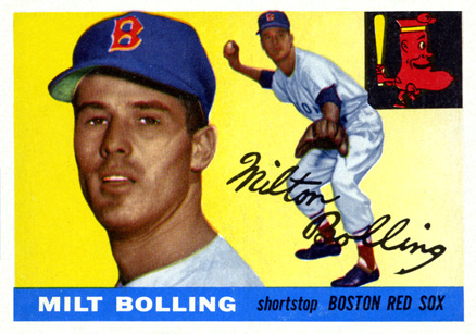 1955 Topps Milt Bolling #91 Baseball Card