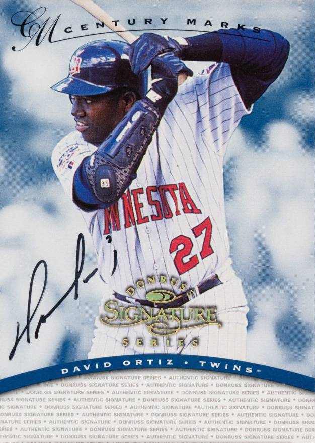 1997 Donruss Signature Century Marks David Ortiz # Baseball Card