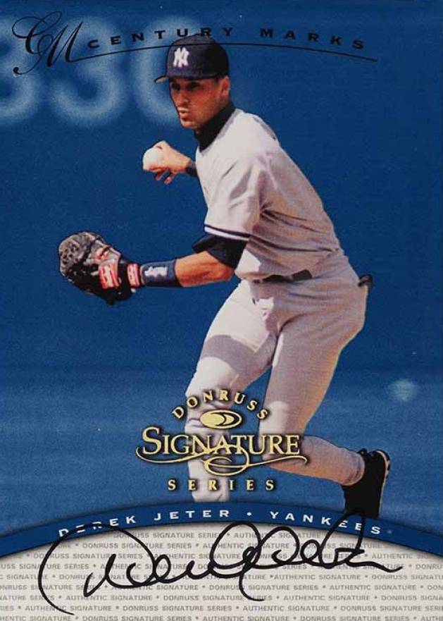 1997 Donruss Signature Century Marks Derek Jeter # Baseball Card