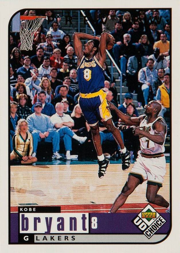 1998 Upper Deck Choice Preview Kobe Bryant #69 Basketball Card
