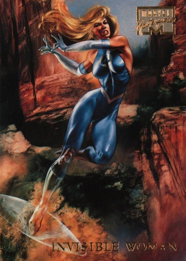 1996 Marvel Masterpieces Invisible Woman #23 Non-Sports Card