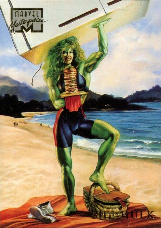 1996 Marvel Masterpieces She-Hulk #42 Non-Sports Card
