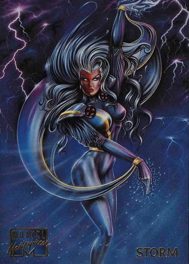 1995 Marvel Masterpieces Storm #96 Non-Sports Card