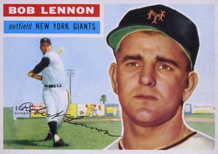 1956 Topps Bob Lennon #104 Baseball Card