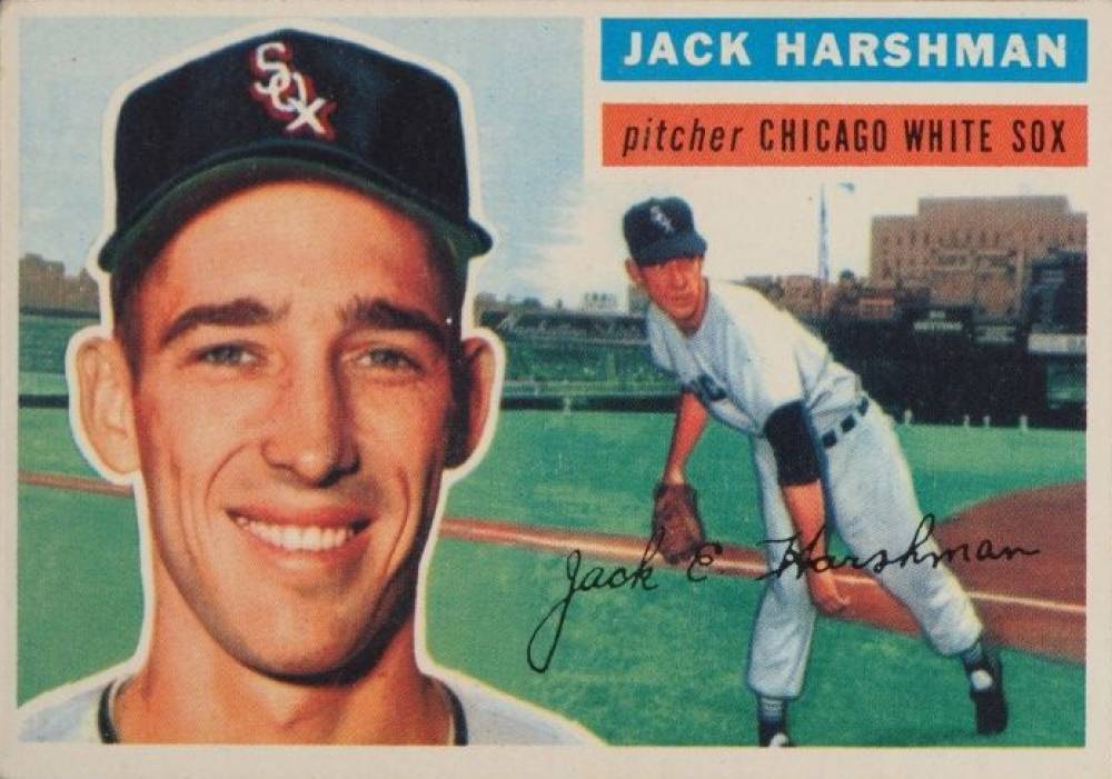 1956 Topps Jack Harshman #29g Baseball Card
