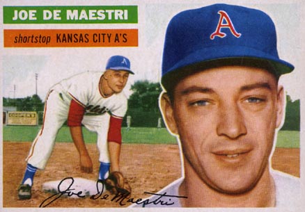 1956 Topps Joe De Maestri #161 Baseball Card