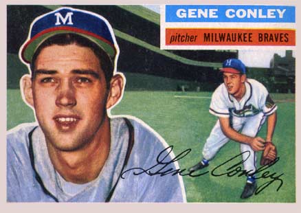 1956 Topps Gene Conley #17 Baseball Card