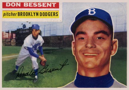 1956 Topps Don Bessent #184 Baseball Card