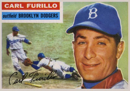 1956 Topps Carl Furillo #190 Baseball Card
